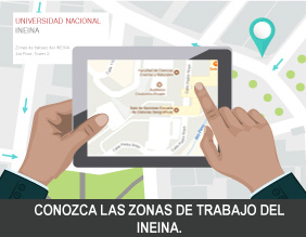 Mapa zonas trabajo INEINA